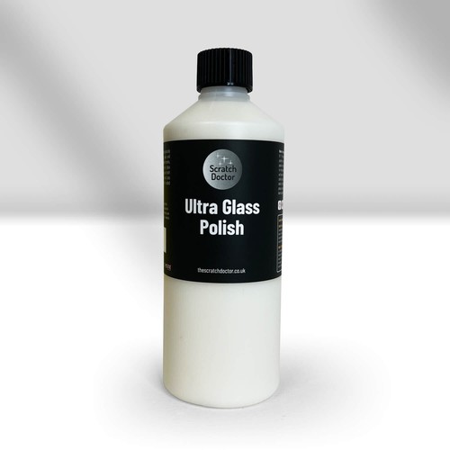Glass polish streak - streak, smear