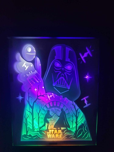 Horror fantasy art led - 3d,